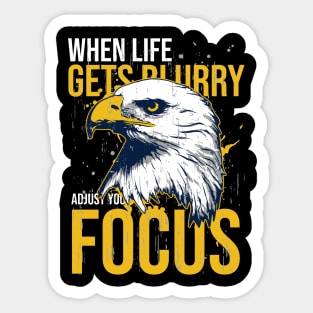 Adler - When Life Gets Burry .. Saying Sticker